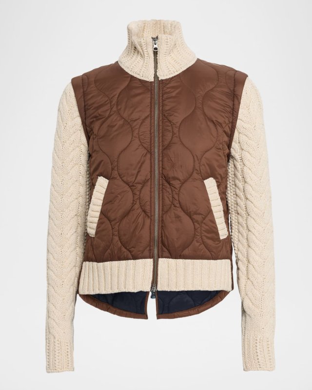 Patra Mixed-Media Jacket